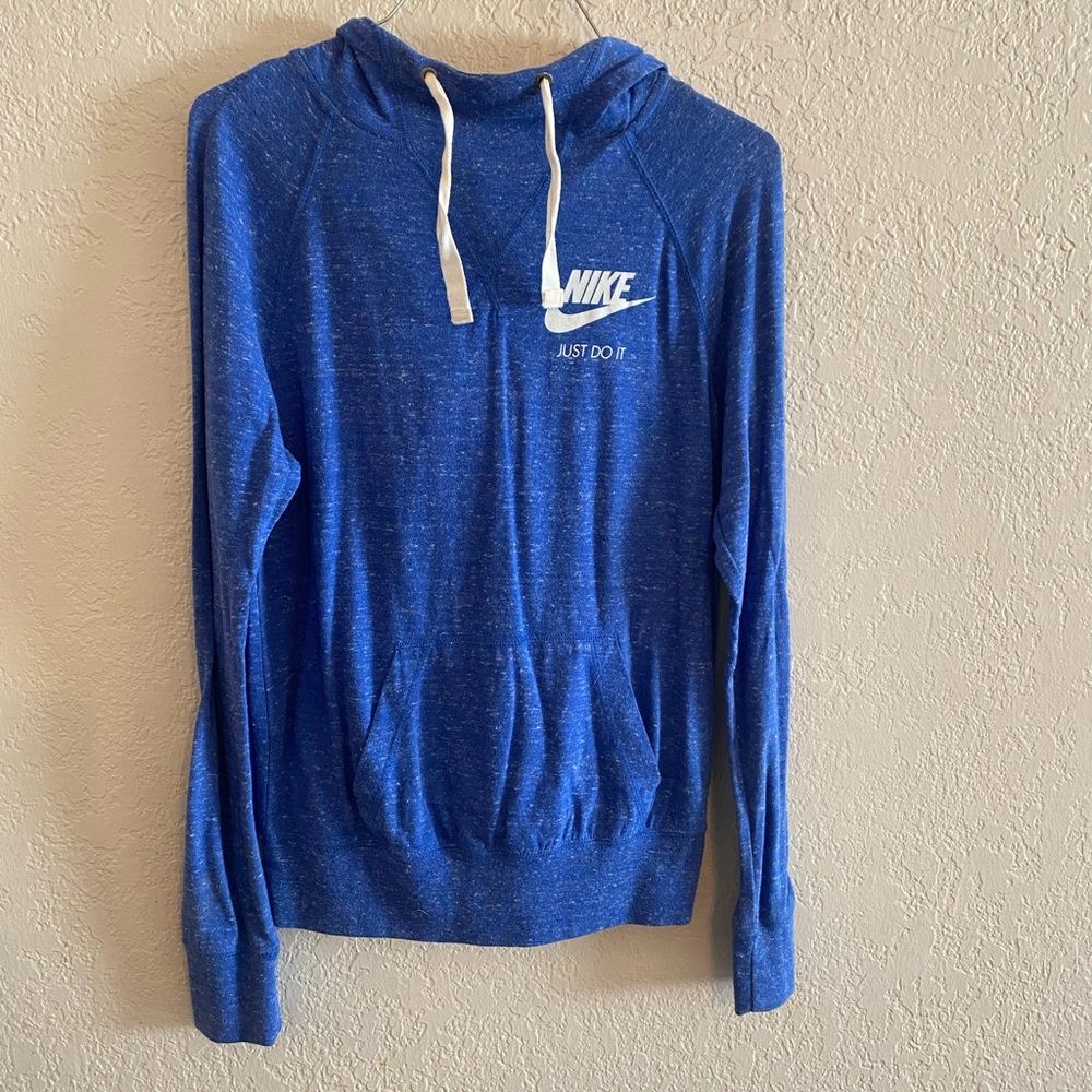 Nike Women’s Lightweight Blue Hoodie, Small
